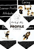 Black Regio PYP Learner Profile Attributes Posters
