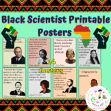 Black Scientist Printable Posters