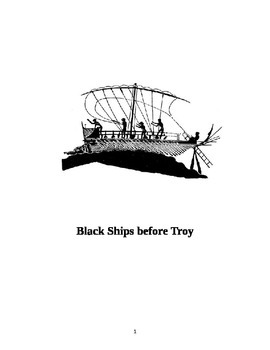 Preview of Black Ships Before Troy Student's Notebook