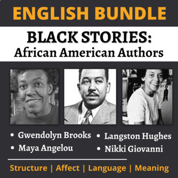 Preview of ENGLISH | Black Stories: Poems from African American Authors