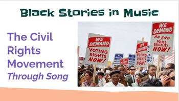 Preview of Black Stories in Music Activity: The Civil Rights Movement Through Song