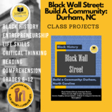 Black Wall Street Community Building Durham NC Black History Week Long Project