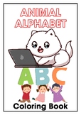 Black & White Animal Alphabet Colouring Worksheets