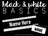 Black & White Basics {A Décor Pack}