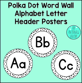 Bulletin Board and Word Wall Letters Blue Polka Dots A-Z Sunglasses Upper  Case