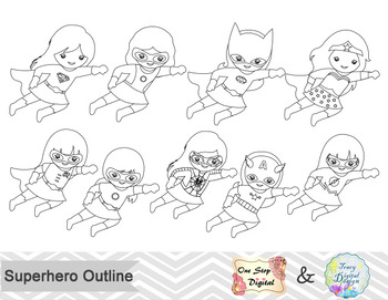 baby superheroes drawings