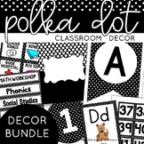 Black and White Polka Dot Classroom Theme and Black and Wh
