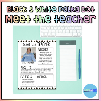 Aqua Polka Dots Bucket - Teacher Created Resources - TCR20823