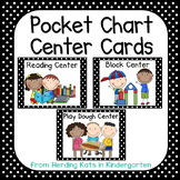 Black & White Polka Dots Center Cards