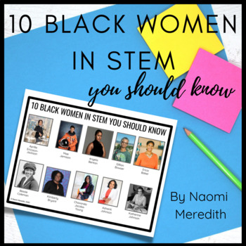 Preview of Black Women in Technology & STEM Posters