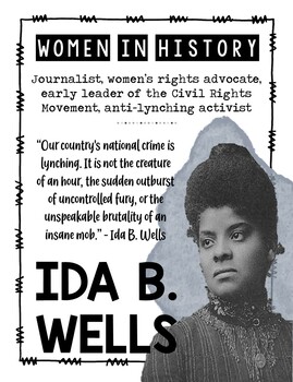 Black Women's History Posters and Task Cards by Social Studies Toolbox