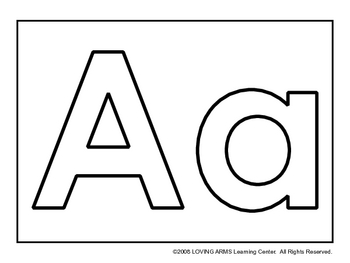 Black and White Alphabet by The Learning Cupboard | TpT