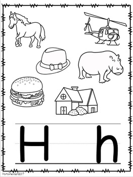 Black and White Alphabet Posters by Mama Pearson | TpT