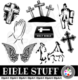 Black and White Bible Clip Art