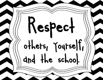 respect clipart black and white