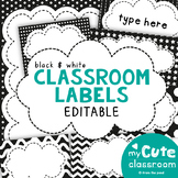 Black and White Classroom Labels {Classroom Decor}
