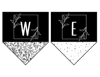 Preview of Black and White Garden Bundle