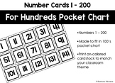 Black and White Number Cards 1 - 200