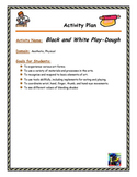 Black and White Play-Dough Activity