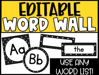 Jungle Word Wall Headings by Polka-dots in the Panhandle