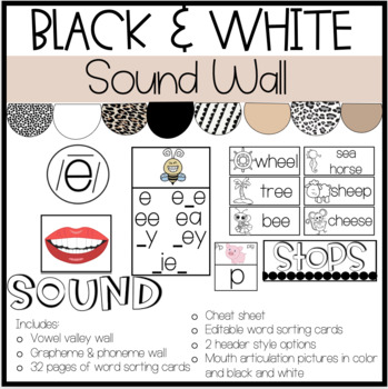 Preview of Black and White Sound Wall
