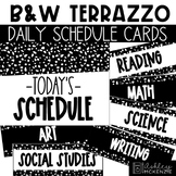 Black and White Terrazzo Classroom Decor | Daily Schedule 