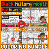 Black history month activities |  black leaders-heroes col