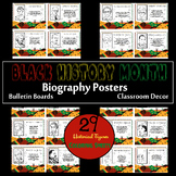 BLACK HISTORY MONTH Biography Posters | Bulletin Boards | 