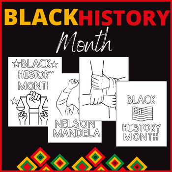 Preview of Black history month coloring pages,kindergarten,1,2,3,grade coloring sheet.
