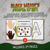 Black history month craft for kids