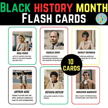 Preview of Black History Month Flash Cards
