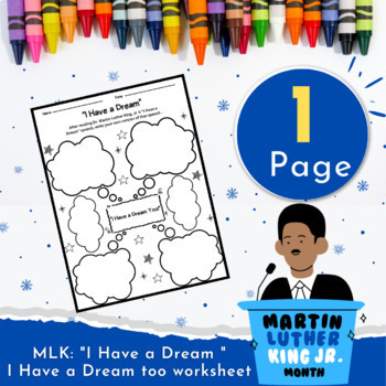 Preview of Martin Luther King Jr. day  i Have a Dream: MLK | Black history month