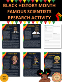 Black history month scientist research project|famous blac