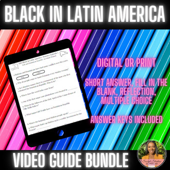 Preview of Black in Latin America Video Guide BUNDLE