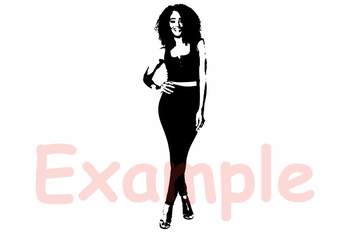 Free Free 104 Full Body Black Woman Svg Free SVG PNG EPS DXF File