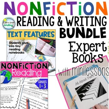 Preview of Nonfiction Reading and Informational Writing ~ 2nd Grade 3rd Grade BUNDLE