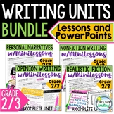 2nd 3rd Grade Writing Workshop Bundle~ Opinion Informational with Minilessons