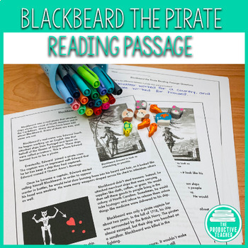 Preview of Blackbeard the Pirate Information Text