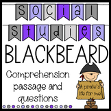 Blackbeard the Pirate Reading Passage and Comprehension Qu