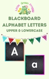 Blackboard Alphabet Upper and Lowercase Letters, Flash Car