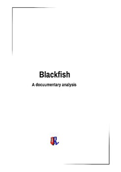 Preview of Blackfish A Documentary Analysis