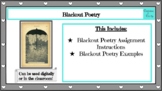 Poetry: Blackout Poetry Lesson