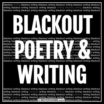 Preview of Blackout Poetry & Blackout Writing | Summarize Main Idea For Any Subject