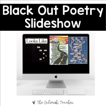 Preview of Blackout Poetry Introduction Powerpoint