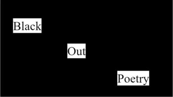 Preview of Blackout Poetry Project (Paper OR Digital) 