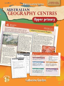 Preview of Blake's Learning Centres - Australian Geography Centres - Upper Primary