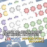 Blank 12 Beat Acitivity Cards - Suns