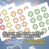 Blank 12 Beat Acitivity Cards - Suns