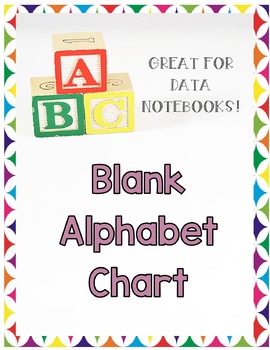 Blank Alphabet Chart Pdf