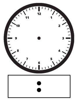 analog clock without hands worksheets